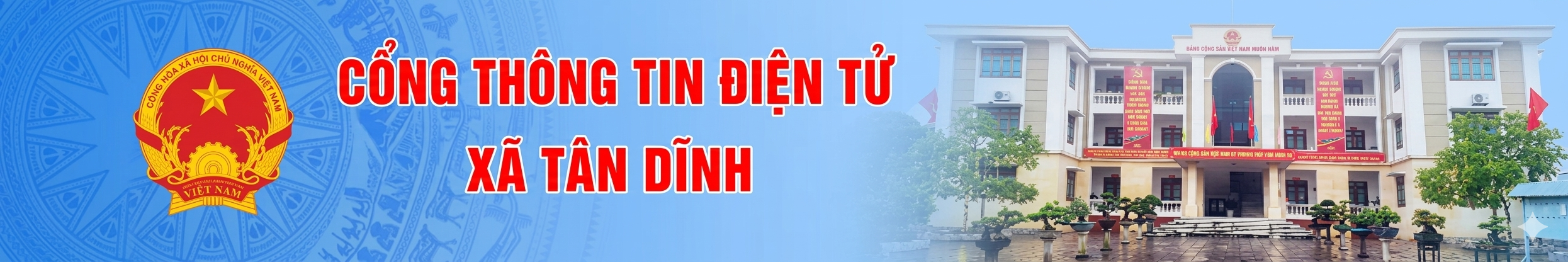 Banner Cổng TTĐT xã Tân Dĩnh