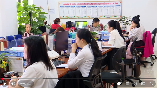 Xã Tân Dĩnh nâng cao chất lượng phục vụ người dân và doanh nghiệp